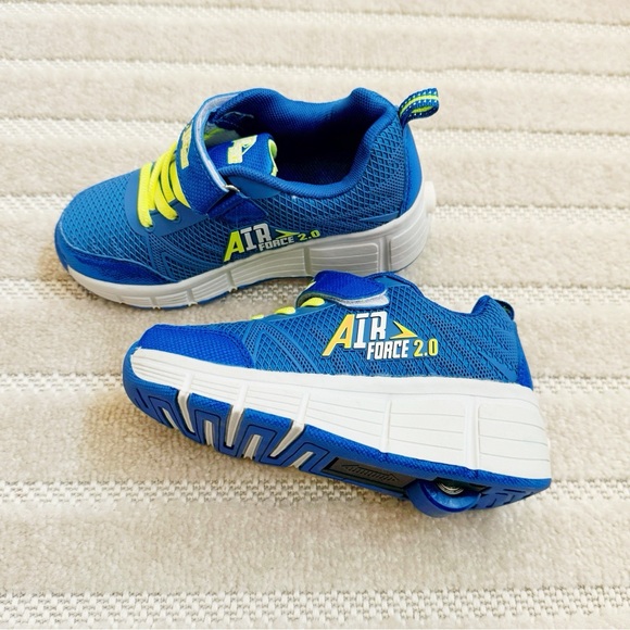 Air Force Kids Blue Roller Shoes - Picture 4 of 7